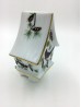 Porcelain Cardinal On Birdhouse Night Light With Gift Box